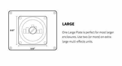 Temple Audio Large Pedal Plate
