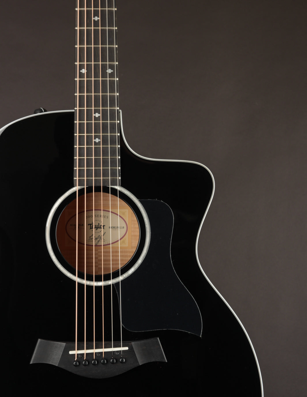 Taylor 214ce Deluxe Acoustic/Electric Guitar Black w/ Case