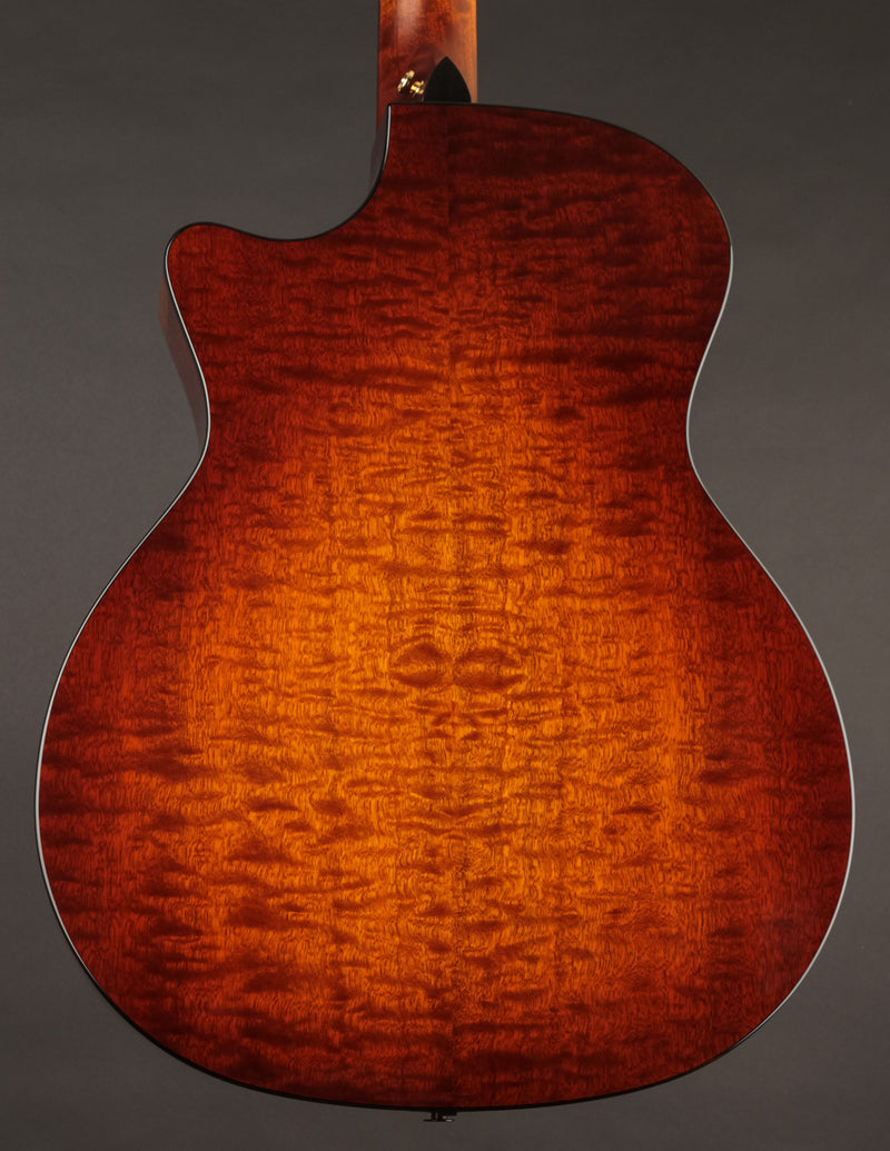 Taylor Custom GA Quilted Sapele  Bearclaw Engelmann