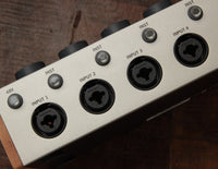 View of UA Volt476's four XLR inputs.