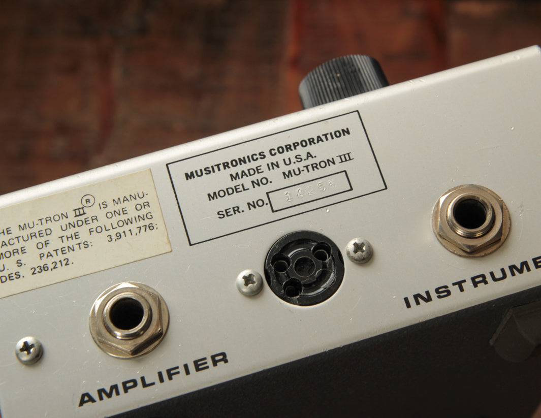 70’s MU-TRON III Stompbox Classics: Mu-Tron III – Musitronics Mu-Tron