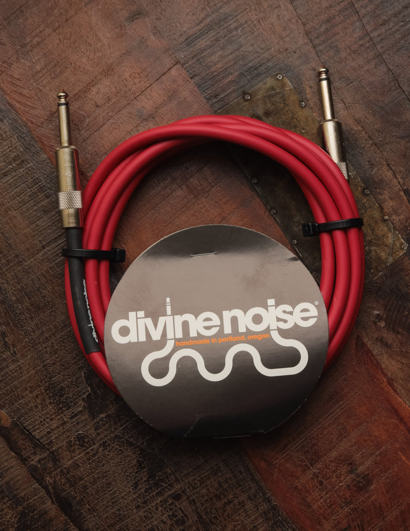 Divine Noise 10 Ft ST-ST Cable, Red