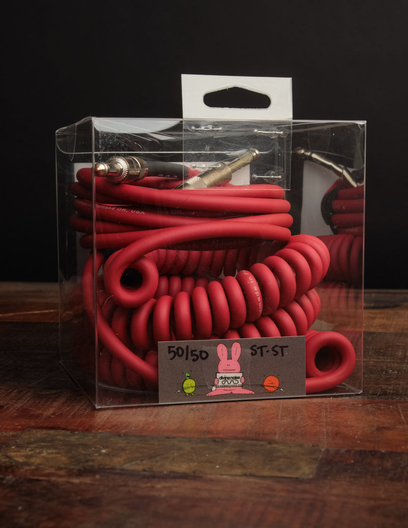 Divine Noise 50/50 ST-ST Cable, Red