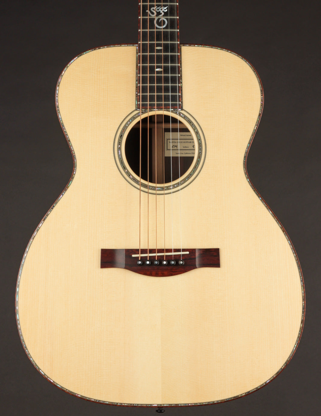 2018 Santa Cruz OM-45 Custom Brazilian | The Music Emporium